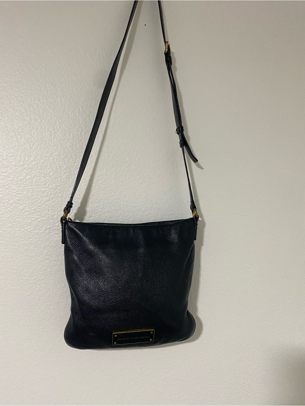 Marc Jacobs Black Leather Crossbody Bag - Women